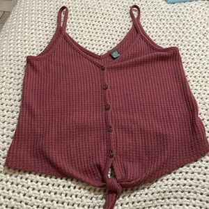 Maroon tank top